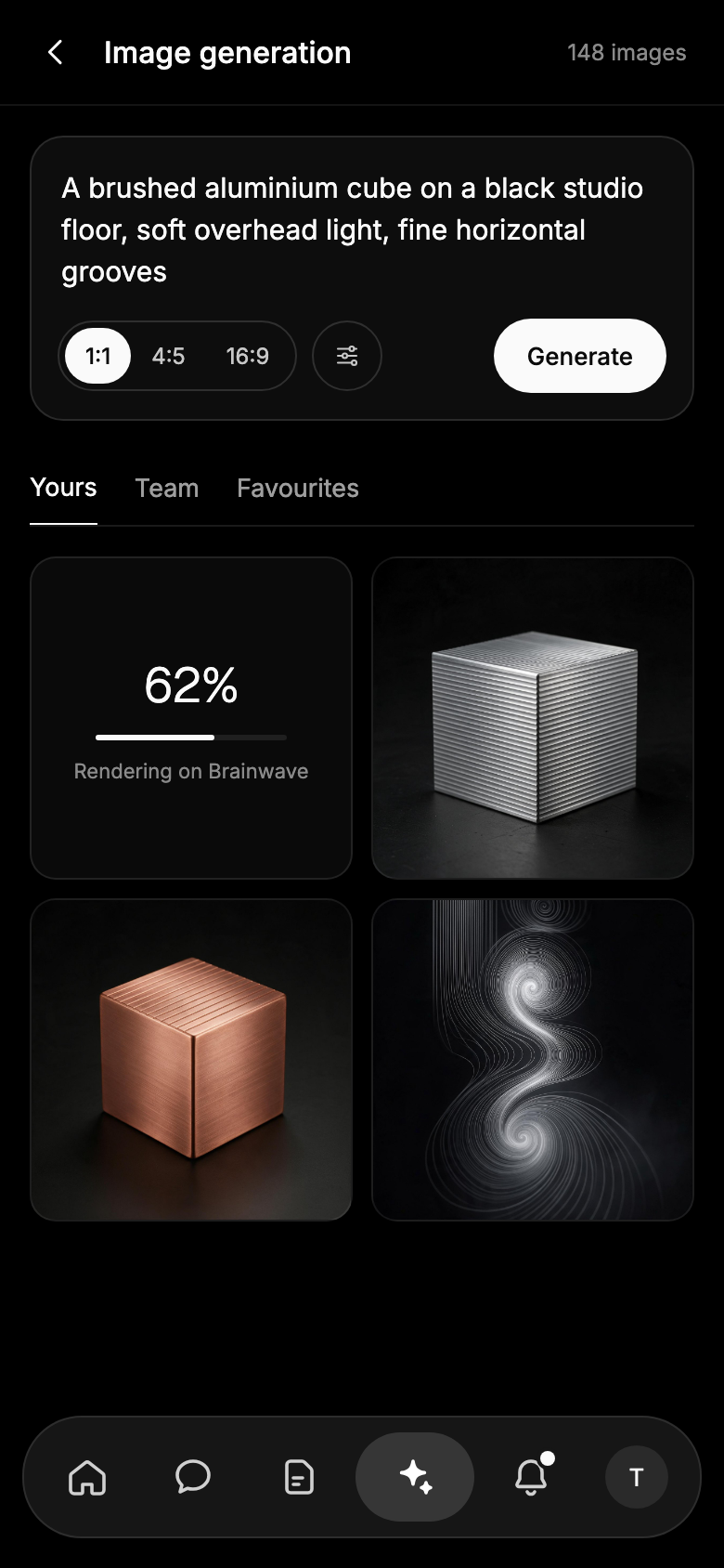 Brainwave iPhone app: Images
